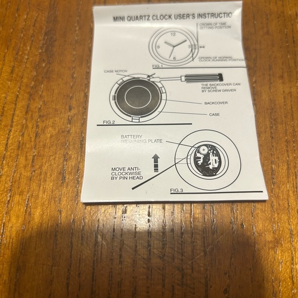 Mini Dansk Clock Quartz Mechanism Paperweight EUC! - Picture 5 of 9